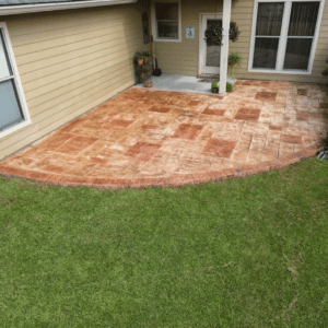 Stamped & Colored Patio